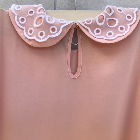 Vintage boho style peachy blouse - Picture 4 of 5